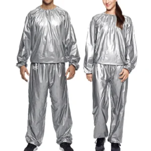 1Set Sauna Top Pants Suit for Weight Loss