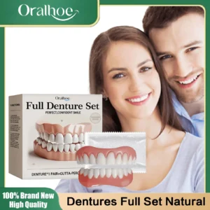 Soft Silicone Dentures Full Set