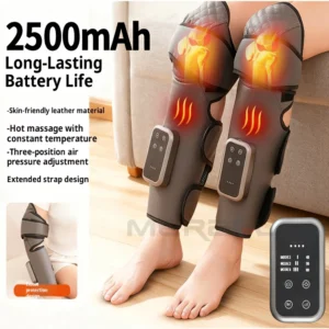Electric Leg Massager Athletes Heating Muscle Relaxation Foot Leg Recovery Massage Machine Promotes Blood Circulation Tools